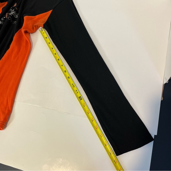 5/$25 Friday 13 Port Dover Nov 09 Oceanic XXL Orange Black Long sleeve Shirt - Picture 6 of 10